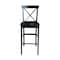International Concepts X-Back Bar Height Stool, 30" Seat Height, Black S46-6133 - alternate 6